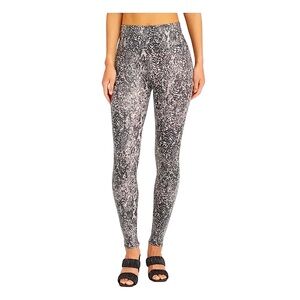 SPANX - Black & White Leggings with Snakeskin Print - NWT